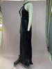 2025 Cross-Border Beaded Irregular Halter Neck Evening Dress for Women