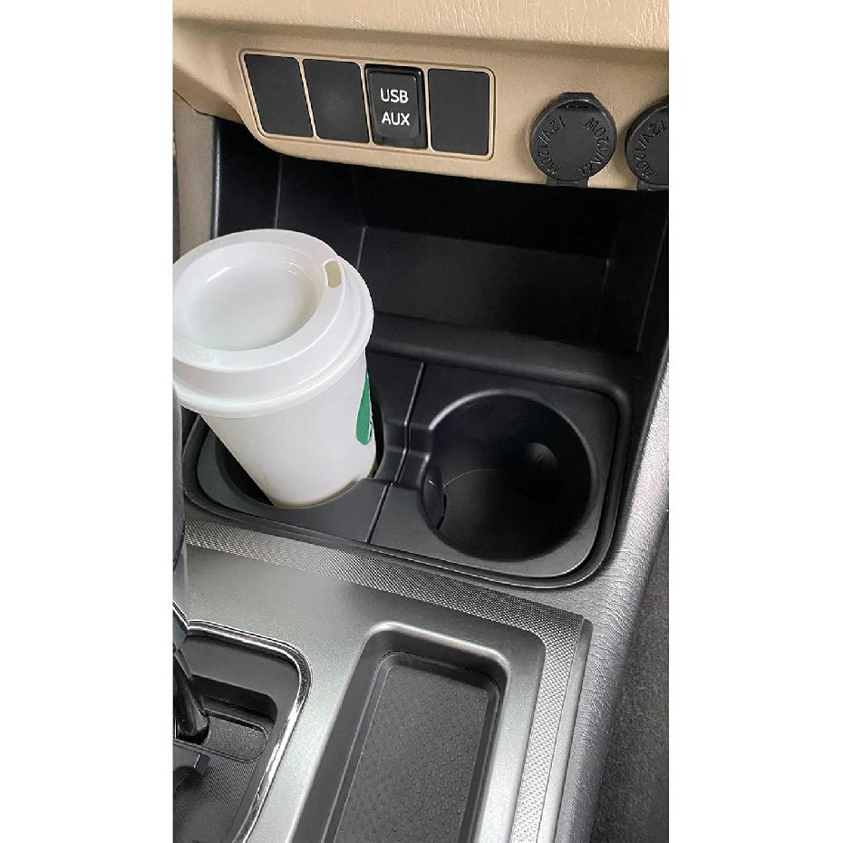 JDMCAR Car Cup Holder Erts Replacement For Toyota Tacoma 2005 To 2015, Durable Cup Holder Erts Drink Holder Accessories 66991-04012,66992-04012,