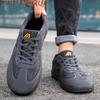 Men's Wide Barefoot Shoe Breathable Mesh Walking Shoe Comfortable Soft Sole Light Weight Non-slip Sneaker Minimalist Casual Shoe
