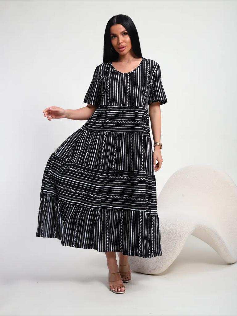 Plus Size Cotton Summer Dress