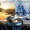 Solar-Powered Airplane Car Perfume - Innovative Men's Car Ornament for Center Console 