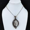 Selenite Pendant Copper Wire Wrapped Pendant Genuine Gemstone Pendant Wire Wrap Jewelry Ethnic Style Pendant Gift For Him Handmade Pendant