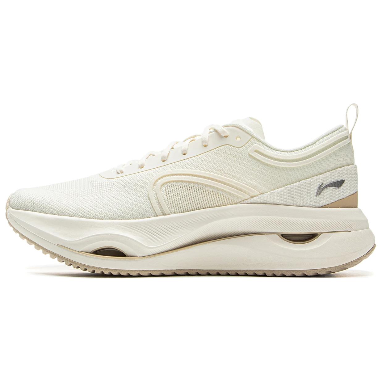

New LiNing Cushioning Wear-Resistant Low-Top Casual Running Shoes Women s Ivory ARHV002-24 39