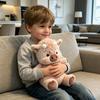 Highland Cow Plush Toy Soft Stuffed Animal Doll for Kids Adults Cute Huggable Birthday Gift Bedroom Decor Cozy Companion for Sleep Relaxation