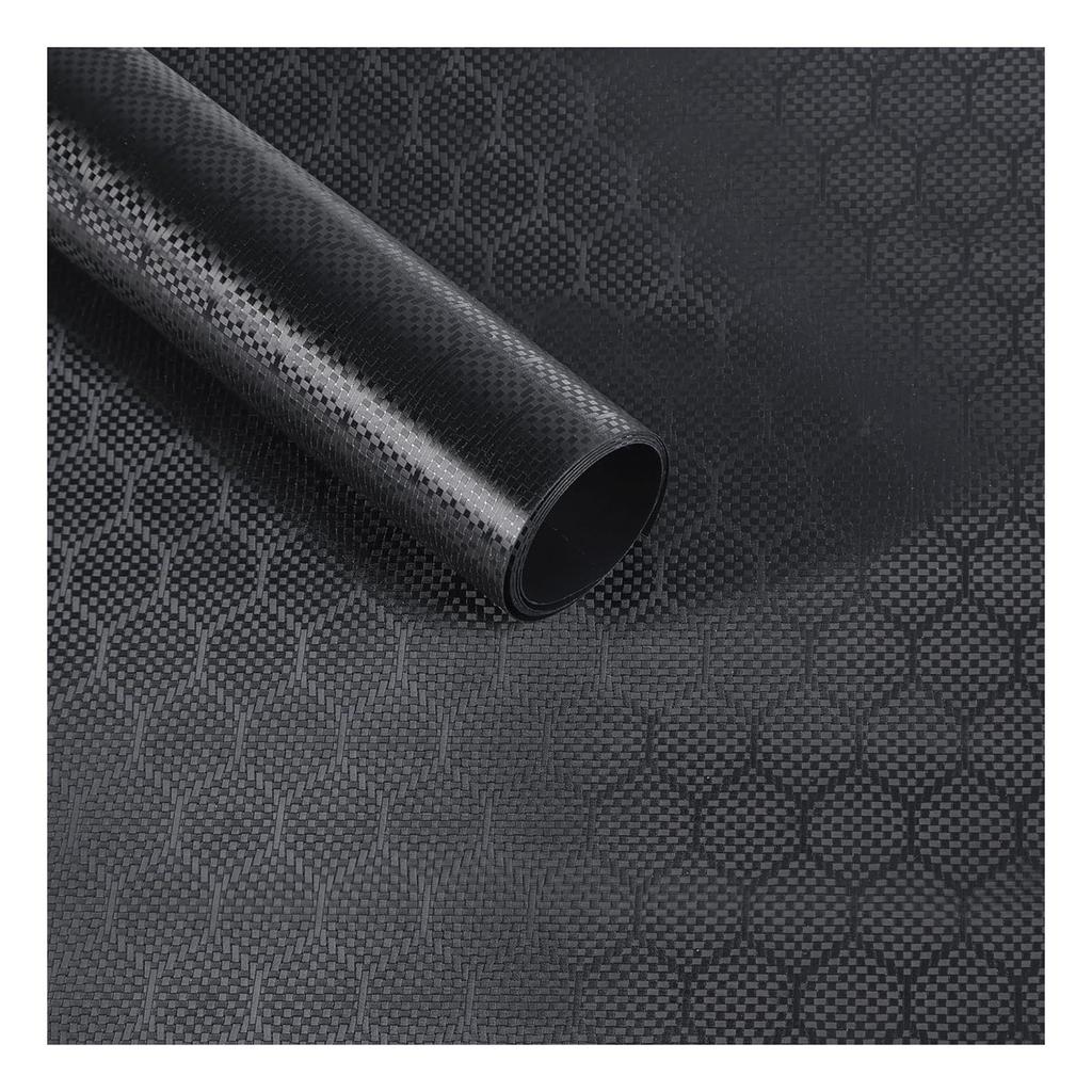 PET Hex-Carbon Fiiber Car Wrap Film,Self-Adhesive DIY Auto Exterior Interior Decor Film Sticker,Car Modification Wrap Sticker