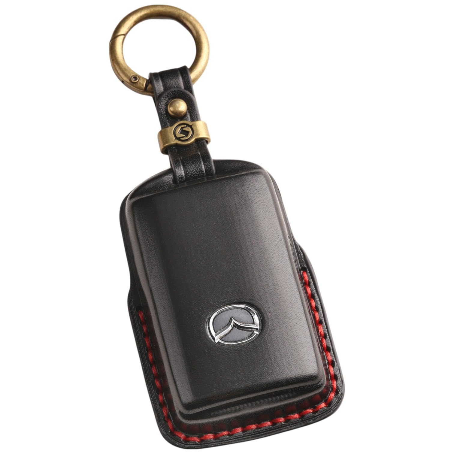 

Совместимый с новой Mazda и этот чехол для ключей из натуральной кожи совместим с Mazda 3 и Mazda. Он имеет 3D роскошную черную отделку и три