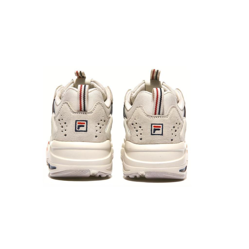 Fila Ray Tracer Canvas Two-Layer Cowhide Leather Comfortable Versatile Shock Absorbing Non-Slip Wear-Resistant Low-Top Dad Shoes 1RM01153_922