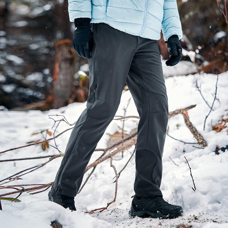 Men's Tuoluzhe Six Gates Outdoor Fleece-Lined Straight-Leg Softshell Pants