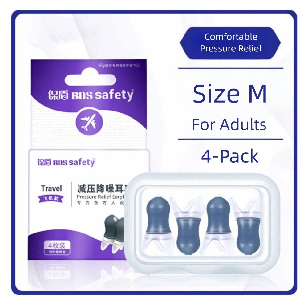 

Soundproof Pressure Equalization Ear Plugs Multifunction Noise Reduction Earbuds Travel M