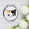 Japanese bobtail - pocket mirror for a purse by Art-Dog