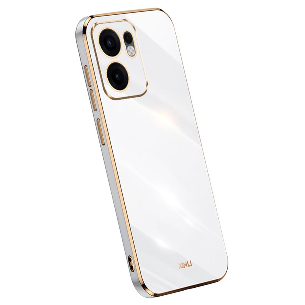 XINLI For Oppo Reno13 F 5G Case TPU Phone Cover with Electroplating Frame
