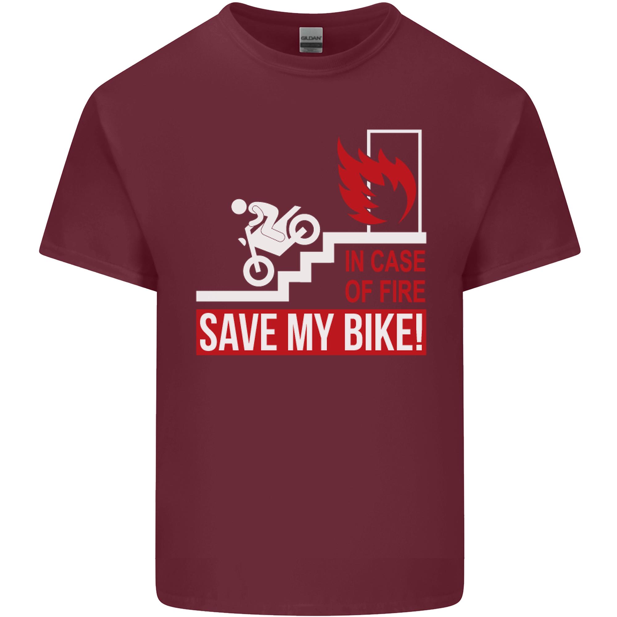 Emergency Motorbike Biker Motorcycle Unisexs Light Cotton TShirt S