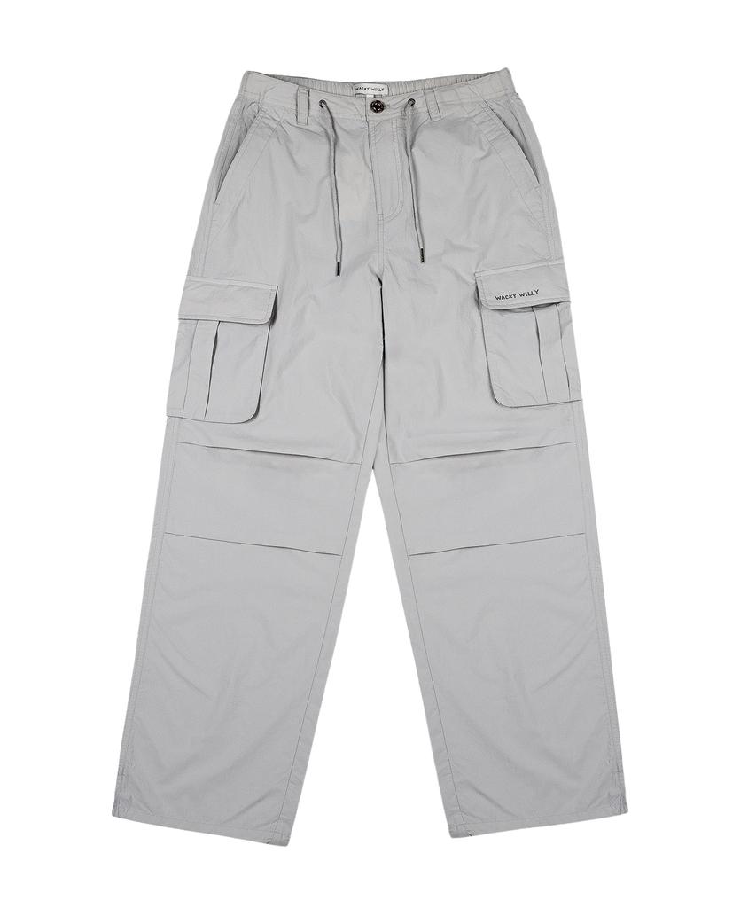 WACKY WILLY Women'S Nylon Parachute Pants Grey