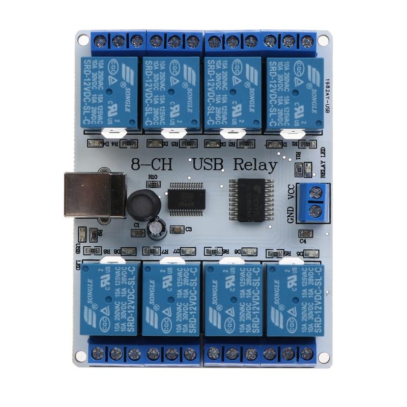 for C 12V 8 Channels USB e Computer Control, USB Control with PCB Board High Sensitivity