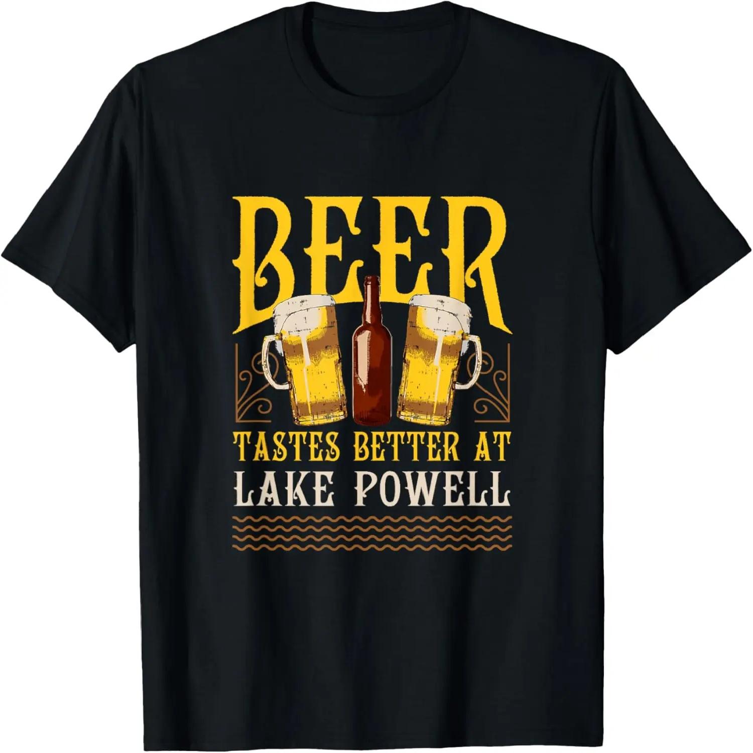 Lake Powell Lake Life Beer Tastes Better At The Lake Beer T-Shirt S