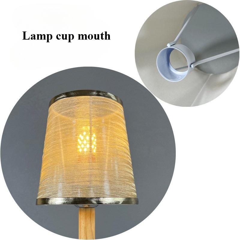 E14/E27/Clamp Fabric Lamp Shade Lighting Accessories for Home Office Decor Hotel Bedroom Bedside Floor Lamp Shell Cover
