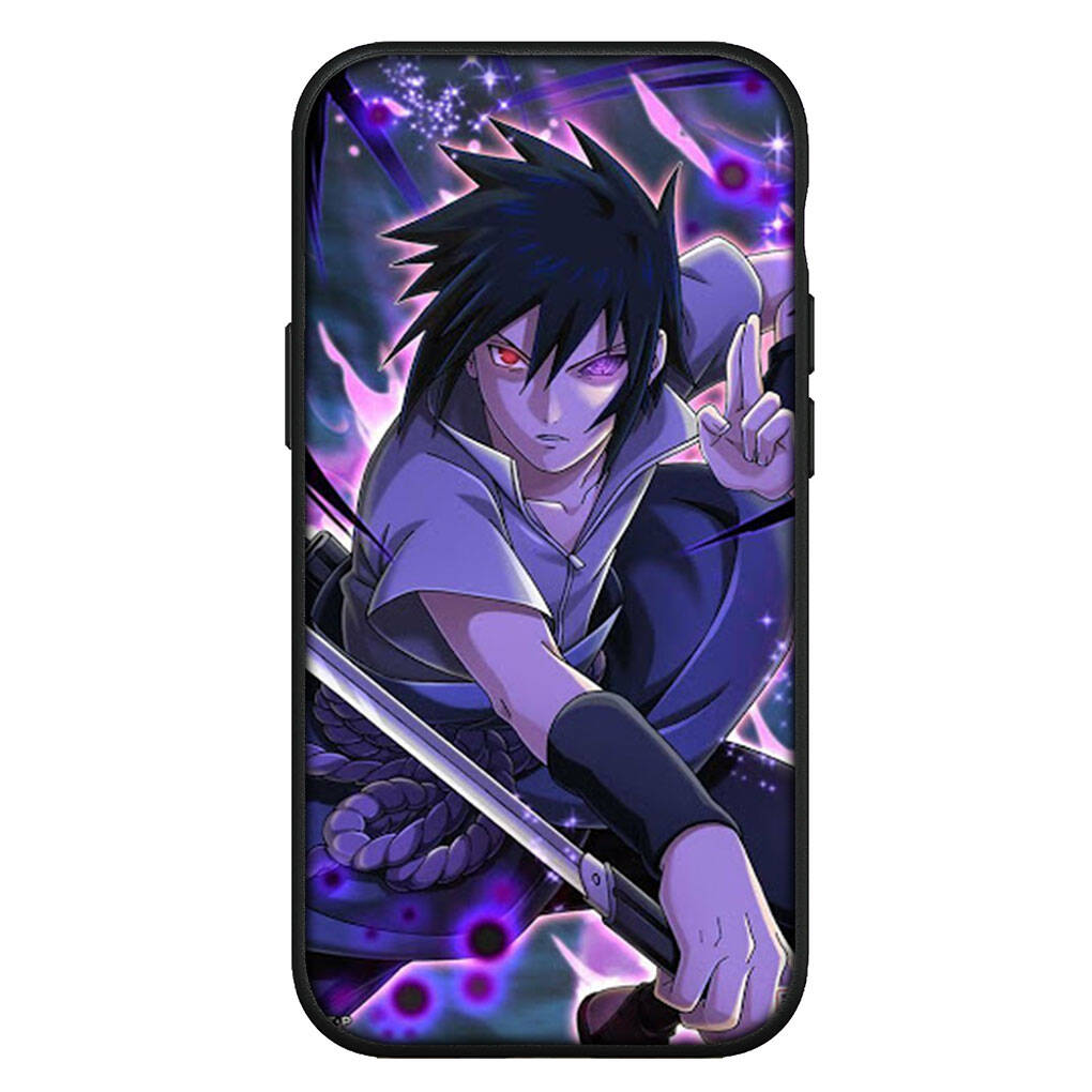 Cover for iPhone 17 16 15 Xiaomi Poco X7 Redmi Note 14 13 12 11 Pro Max 16e Samsung Galaxy S25 S24 S23 OPPO Huawei Uchiha Sasuke Naruto Phone Case