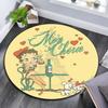 Betty Boop Round Area Rug,Carpet Rug for Living Room Bedroom Sofa Playroom Decor,Non-slip Floor Mat