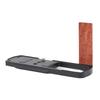 L Shape Grip Fit for   S9 Camera Wood Aluminum Alloy L Shape Handgrip with QR Plate 1Celsius4 Inch Screw Hole