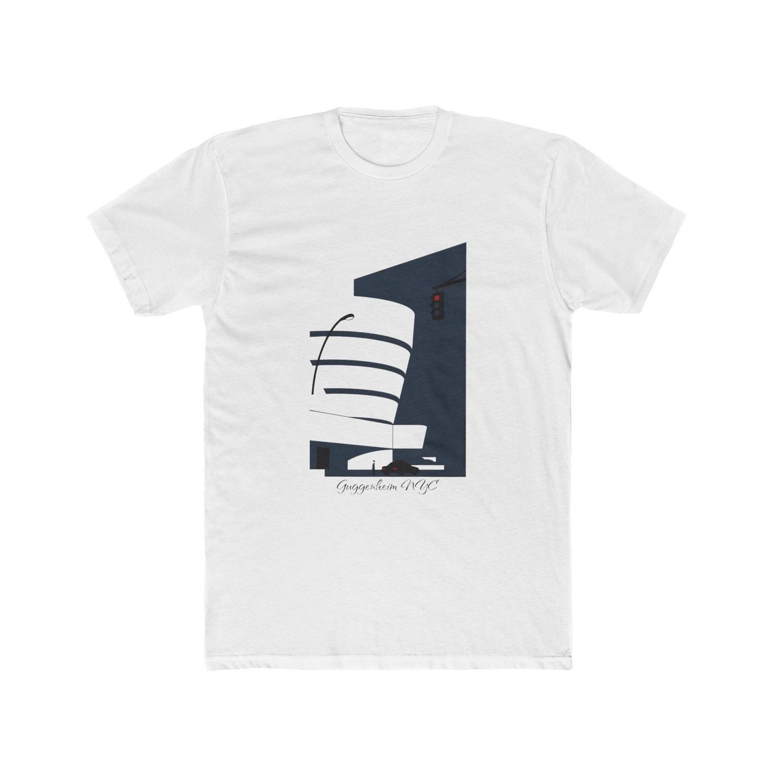 Guggenheim Museum New York City Men s Cotton Tee Modern Art Frank Lloyd Wright 4XL