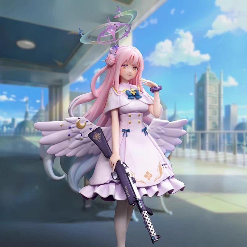 

[USED] Blue Archive Standing Figure Mika Misono with Interchangeable Face Parts, Height 26cm