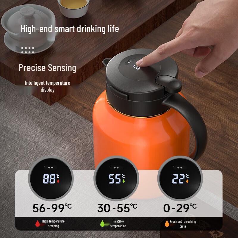 TOMIC 1.5L Smart Temperature Display Stewing Tea Pot