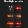 Rechargeable Bike Rear Light with Turning Signal for Cycling 5 Lighting Modes