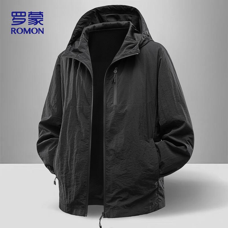 

Romon Men s Business Casual Stand Collar Jacket 8977 XL