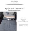 Pantaloni scurți din lână cu talie înaltă și croială bootcut - Pantaloni casual versatili de toamnă/iarnă pentru femei, cu efect de slăbire