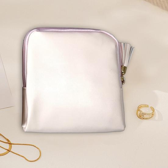 Pouzdro organizéru na šperky z umělé kůže Přenosná taška na uložení hodinek, náušnic, náhrdelníků, náramků a prstenů Sametová podšívka Kapsička na šperky s kapsami