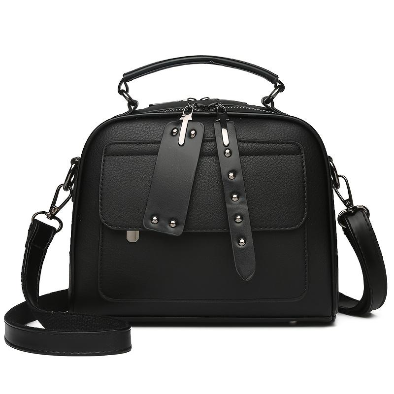 New Fashiable Women's Versatile Bag, Multi-layer Large Capacity Shoulder Bag, Simple Casual Leather Crossbody Bags