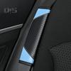 2Pcs Car Seat Belt Cover Carbon Fiber Safety Belt Shoulder Guards Breathable Safety Harness Pad for Protecting Neck Shoulder