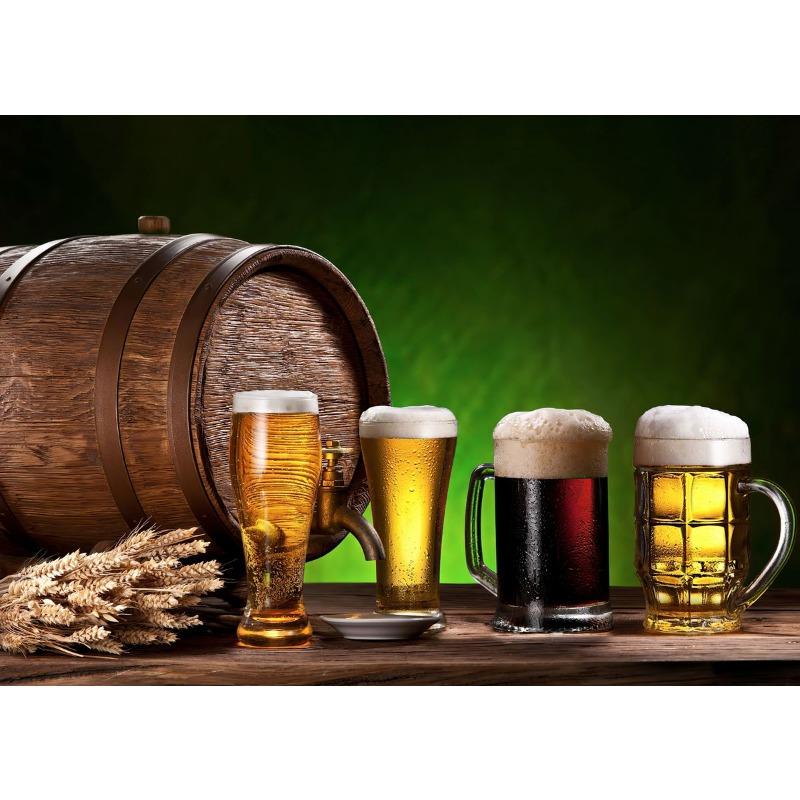 Küchenbar Rotwein Traube Bier Stillleben Nordisches Poster Leinwandmalerei Wandkunst Bilder Für Wohnzimmer Heimdekor