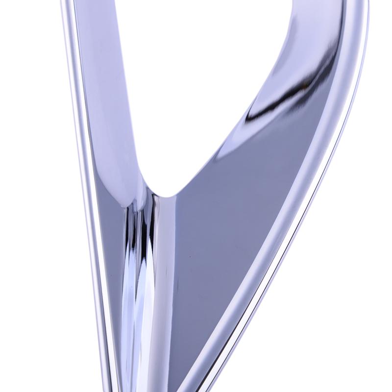 1 Pair Chrome Style ABS Car Rear Bumper Fog Light Lamp Frame Cover Trim Fit for Kia Sorento 2016 2017 2018