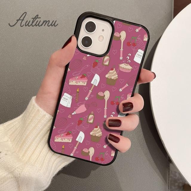 Baking Tools Phone Case for iPhone 11 12 13 14 Pro Max Mini X XR XS SE 2020 5 6S 7 8 Plus Samsung Galaxy S21 S22 Cover Shell