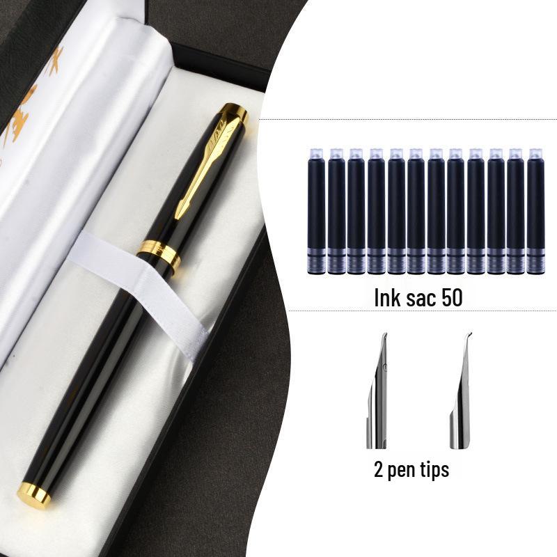 High-End Calligraphy Fountain Pen with Hard Nib for Artistic Writing, Practice & Signature - Ideal for Adults and Men