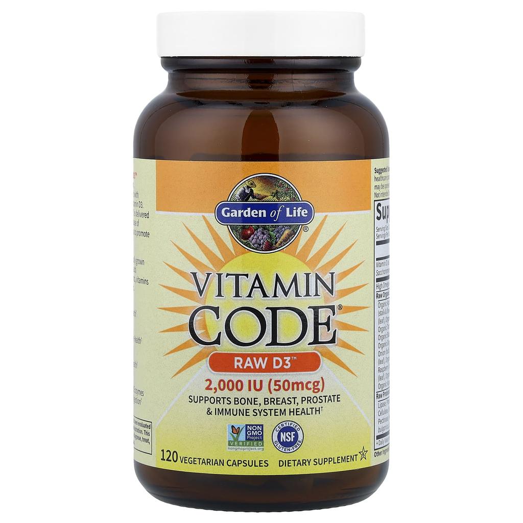 Vitamin Code®, Raw D3™, 120 Veggie Capsules
