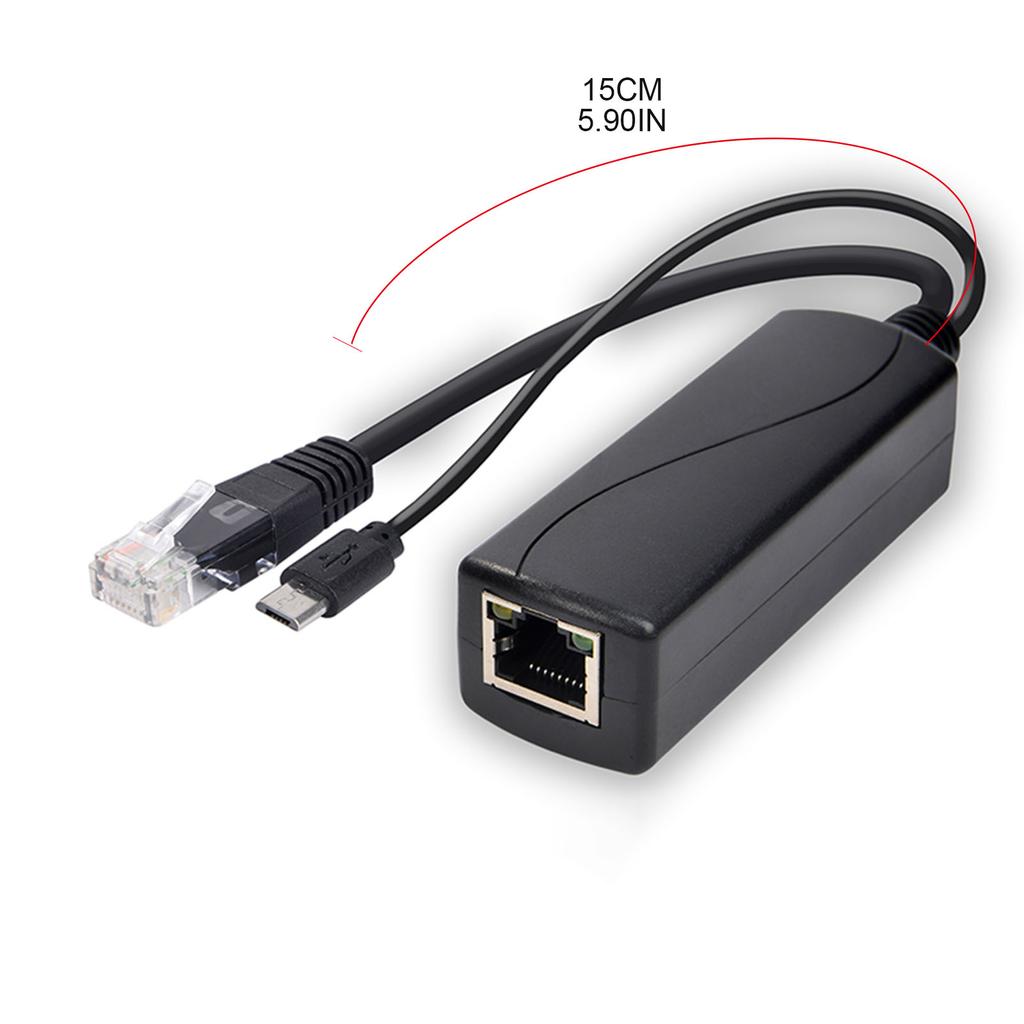 48V POE Splitter to 5V Power Over Ethernet Splitter IEEE802.3af for  camera
