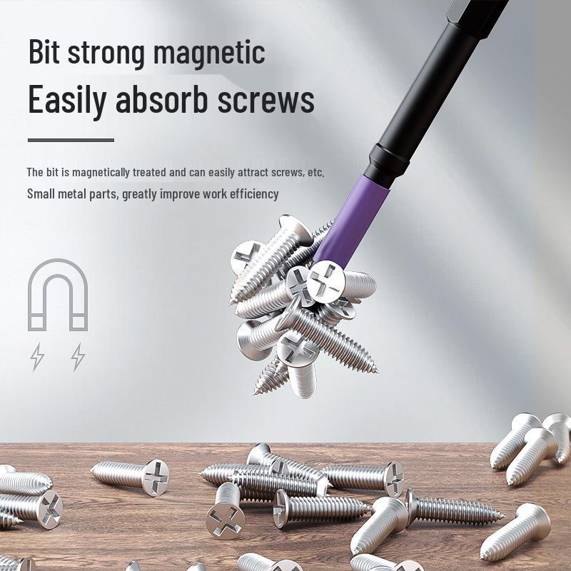 Strong Magnetic Non-Slip Tungsten Steel Phillips Bit Hex Screwdriver Set