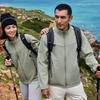 YKK Zipper Stand Collar Softshell High-Stretch Waterproof Windbreaker Jacket, Wear-Resistant & Anti-Static
