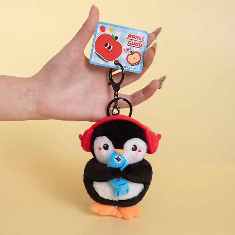Adorable Penguin Keychain Plush Doll for Backpack or Bag