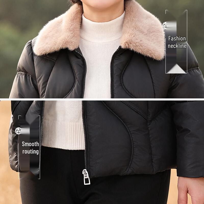 Datang Furen Mid-Aged Women's Thickened Warm Winter Cotton Jacket