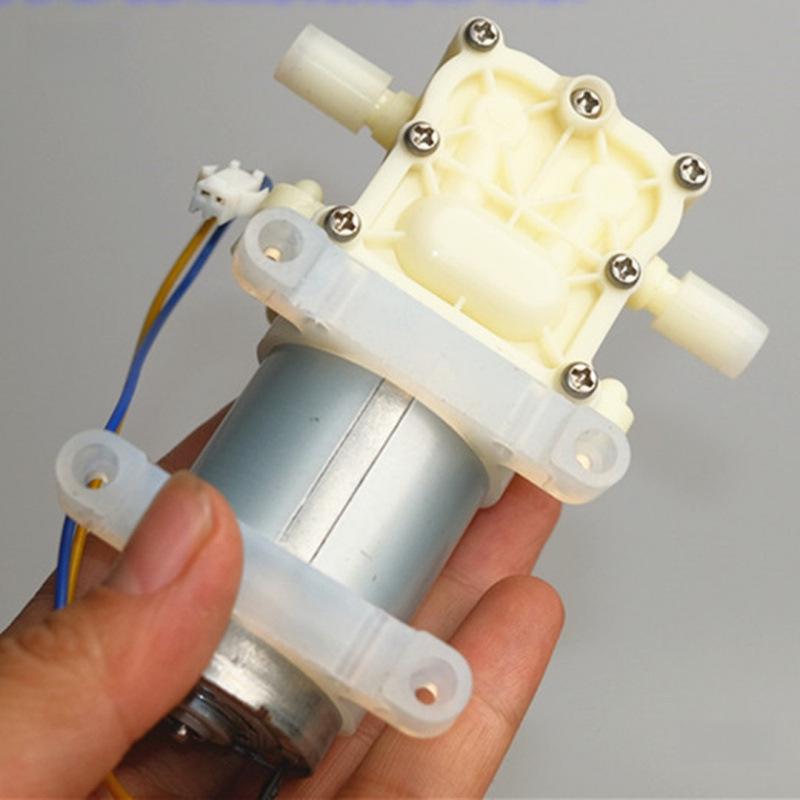 Dual Diaphragm Self-Priming Booster Pump for RO Membrane & Water Cooling, 24V & 12V Multi-Port Drinking Fountain System