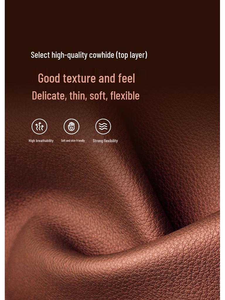 Qiali Leather Magnetic Flip Case for Samsung Galaxy S26 Ultra, Cowhide Protective Cover