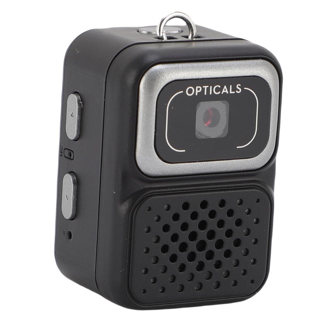 Keychain Camera 1080P Full HD Portable Retro Digital Camera Compact Tiny Pocket Camera for Travel Study Recording Black