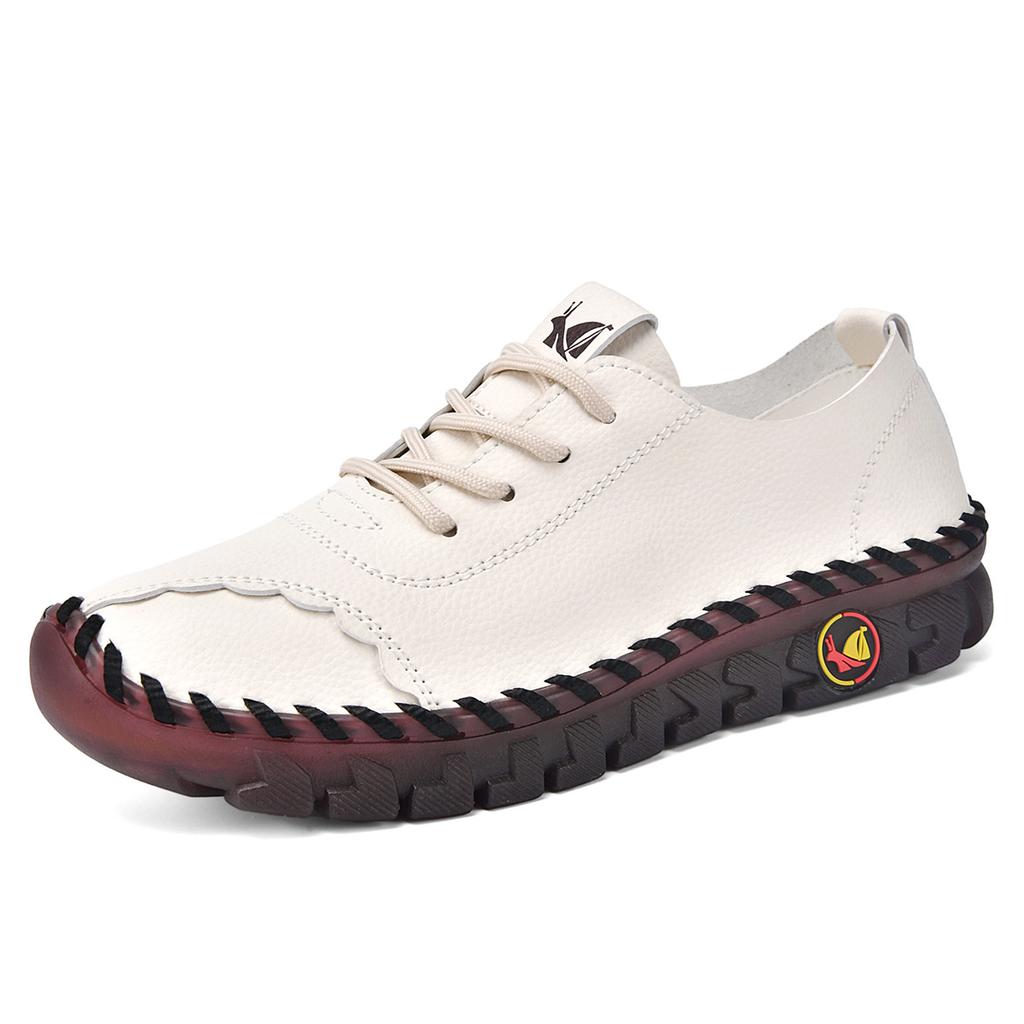 20252025 Popular Beef Tendon Soft-soled Mother Shoes Autumn New Women's Shoes Flat-soled Non-slip Casual Shoes