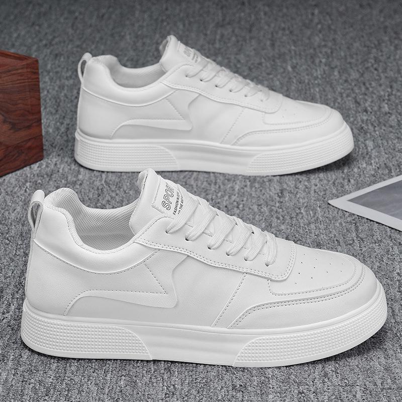 Schuhe mit dicker Sohle Koreanische Schuhe mit weicher Sohle Freizeitschuhe Herren Modische und vielseitige höhenvergrößernde weiße Schuhe Trendige Sportschuhe