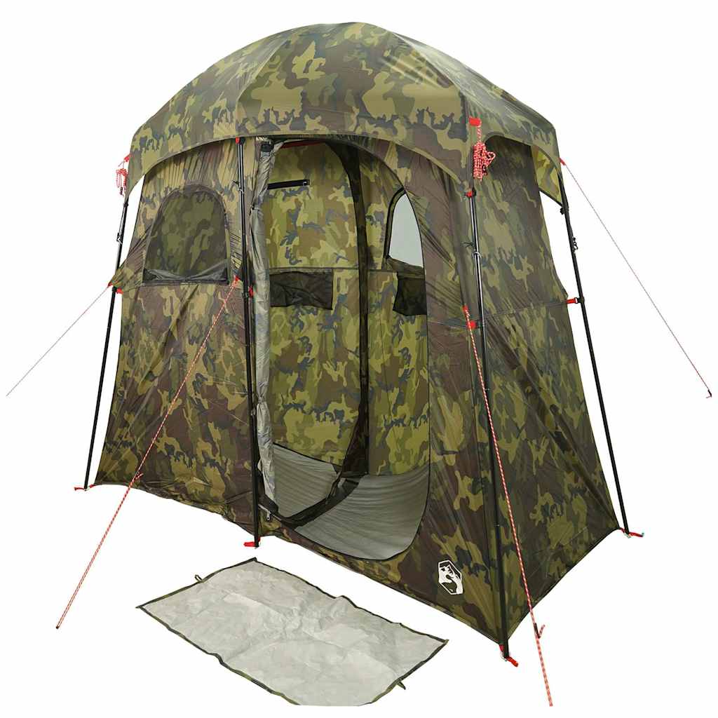 Shower Tent for 2 Persons Camouflage Pattern Waterproof