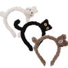 Black Cat Headband Ornaments Animal Hairband Gift Cat Hair Hoop  Adults Kids