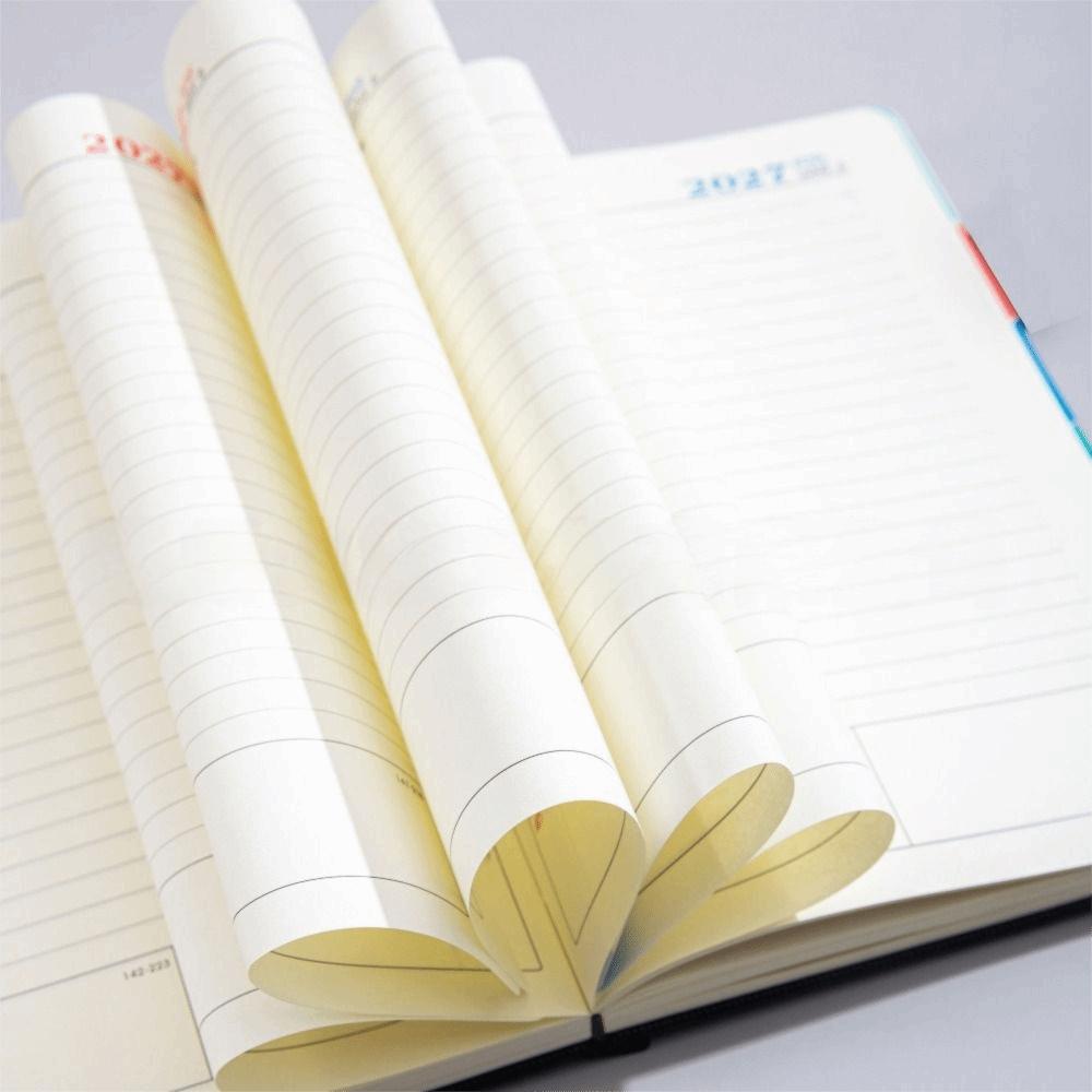 Englischer Planer 2027 Effizienz-Handbuch A5 Agenda Terminplaner 365 Tage Tagebuch Schulgebrauch